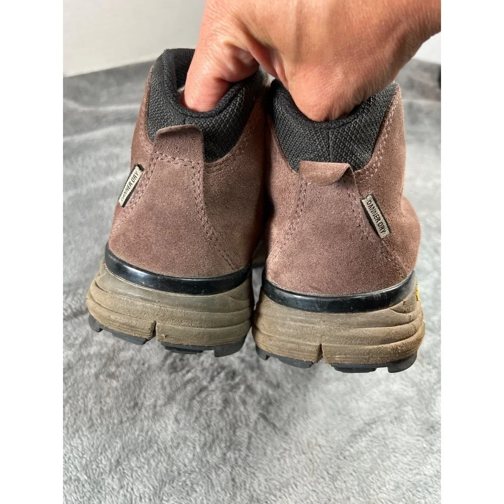 Danner Mountain 600 Hiking Boots Mens 7.5 Brown Leather Waterproof Vibram Sole